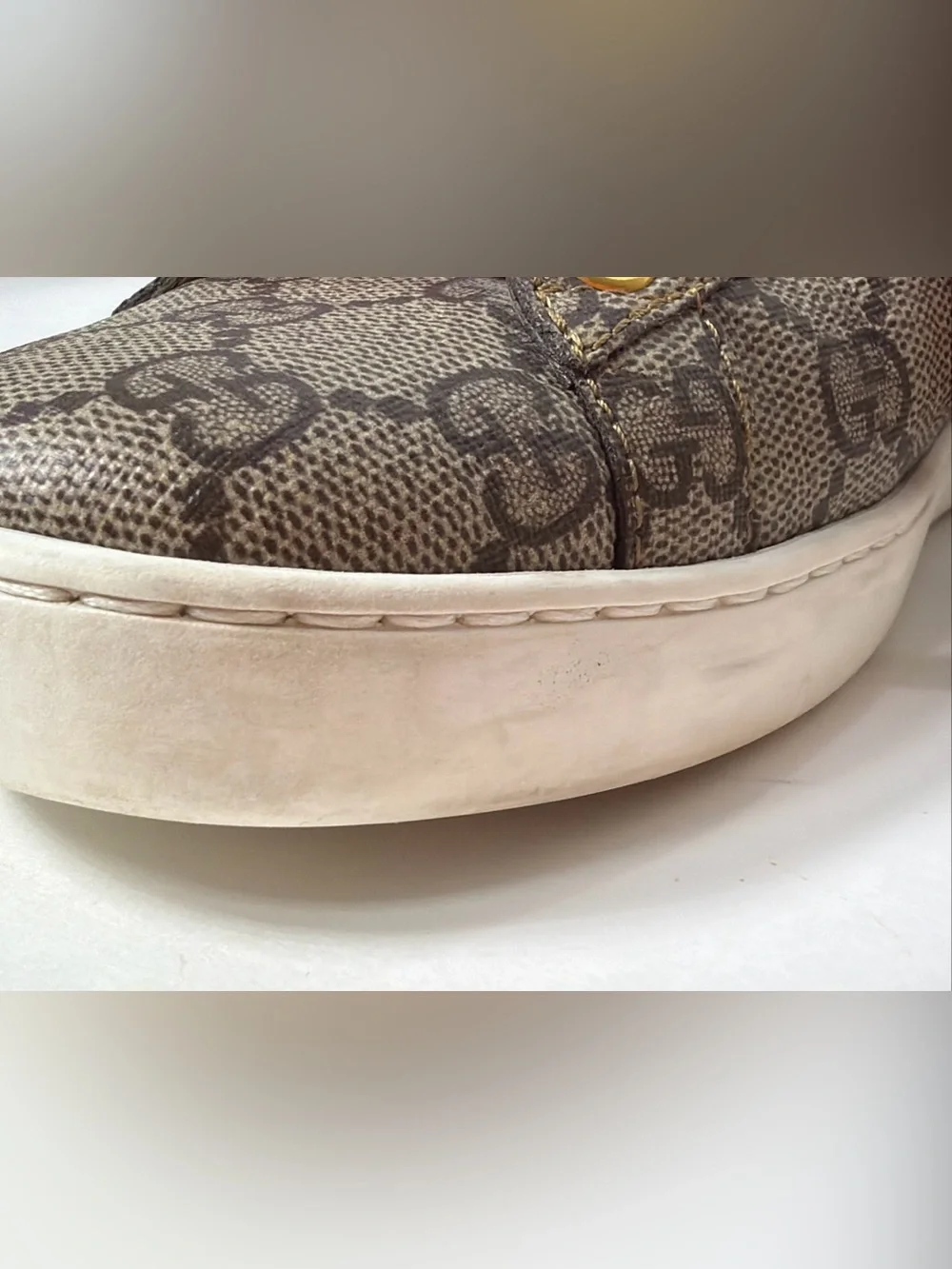 Gucci ACE VALENTINE’S DAY GG CANVAS WOMEN’S SNEAKERS Size EU 35.5 US 5.5-6 VGC - Picture 15 of 15